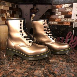 Dr. Martens 1460 Vegan Rose Gold Boots